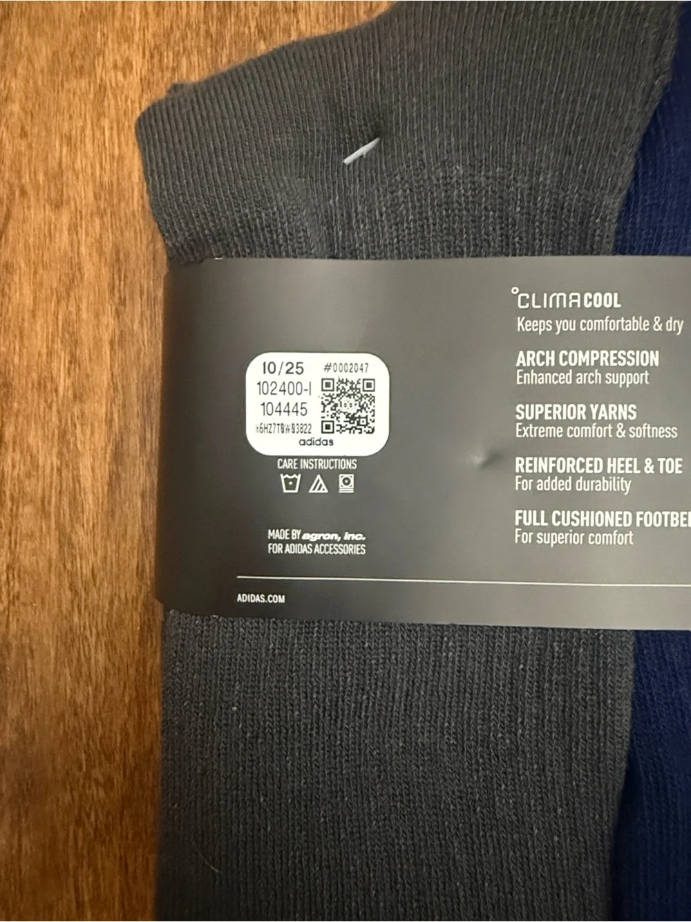 Adidas Men’s Arch Compression Crew Socks 6 pack